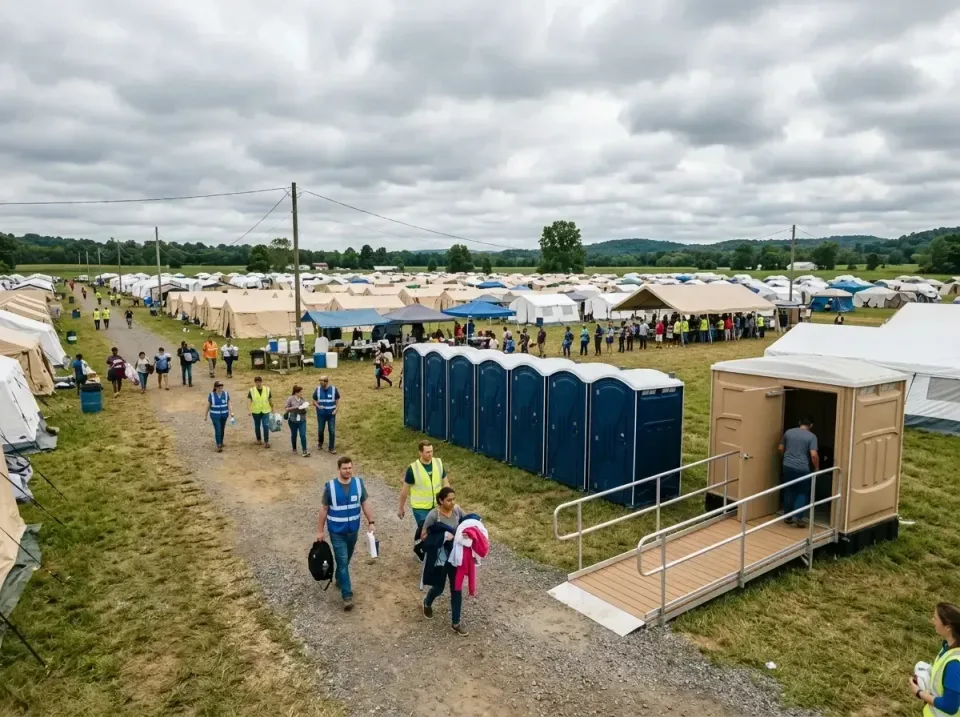 disaster-relief-camp-restrooms-010 — frequently asked questions, Dumpster & Portable Bathrooms Rental in Middleville, MI